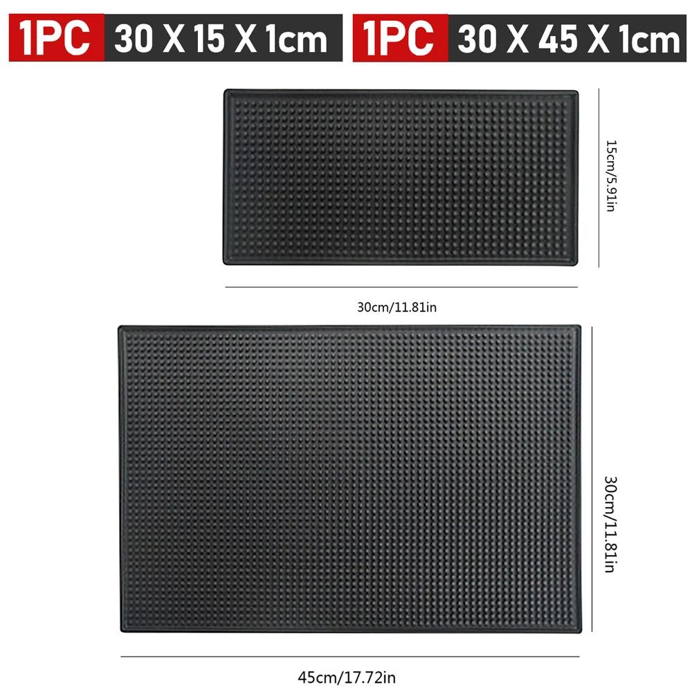 Tapete de Bar Borracha Tapetes de Bar de Café Antiderrapante PVC Tapete para Copo Impermeável Resistente ao Calor Tapete Escorredor para Bar Café Barista Coquetel Bartender