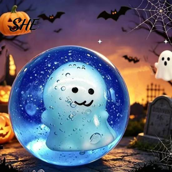 Fidget Toys for Anxiety Slow Rising Pumpkin Ghost Stress Ball, Soft TPR Toy Cute Kawaii Squeeze Relief And Focus, Portable Hand Exerciser Office