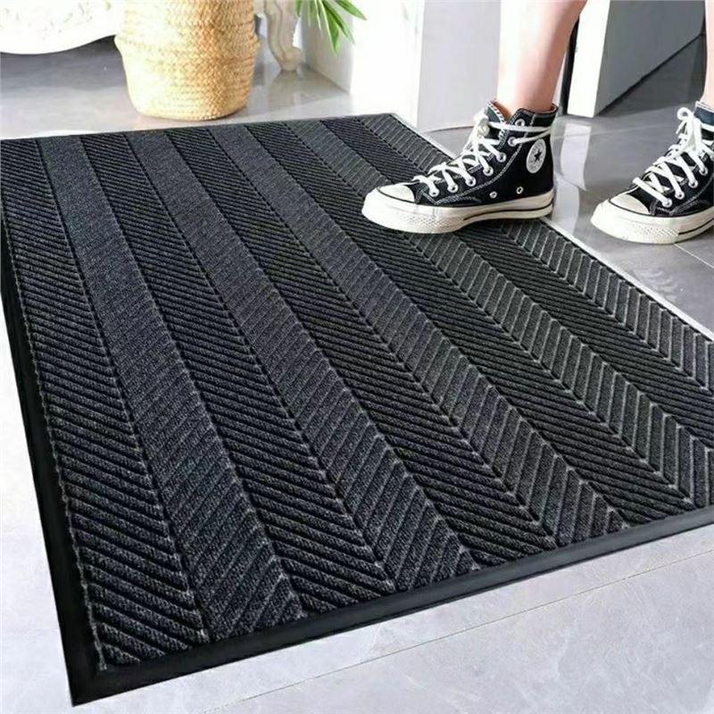 Square Anti-slip Water-Absorbent Entrance Mat for Hotels, Shops, and Elevators