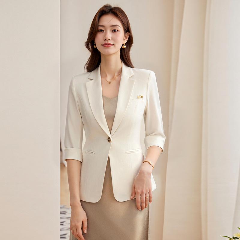 

2025 High-End Spring & Autumn Slim-Fit Suit - Elegant & Versatile Western-Style Top Coat for Petite Figures XL
