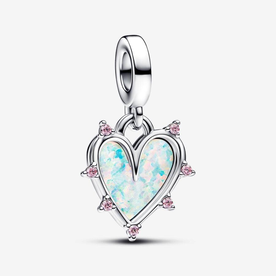 Pandora Vennskap Opaliserende Double Dingle Charm