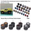 1Set Plastic Remote Control Car Modified Tires Diameter 14*5.5mm Diecast Alloy Car Hub