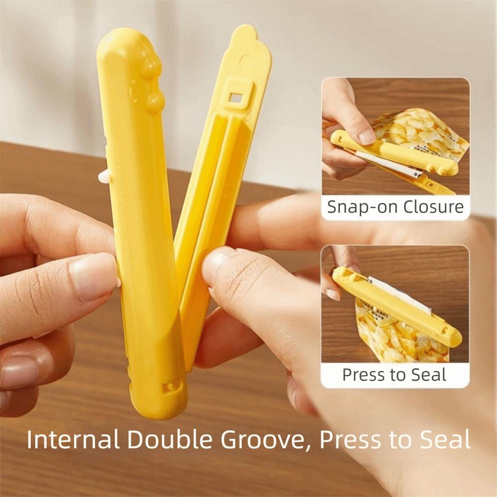 Sealed Food Bag Clip Cute Fresh-keeping Clip Practical Snack Sealing Clip  Household