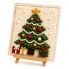 Yarn Art Decor Projects DIY Fabric Weaving Painting Kit, Halloween Christmas Crochet Kit for Decoration, Beginner Handmade Craft Project Set Holiday