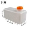5,5L Kunststoff Kraftstofföl Benzin Tank A66944 für Auto LKW Luft Diesel Standheizung 28x13x13cm Öltank Kraftstofftanks