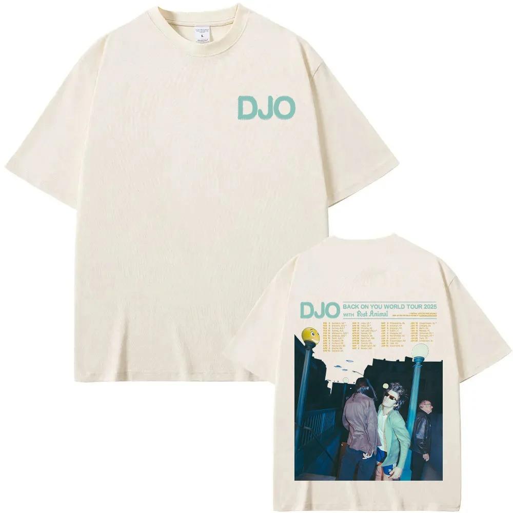 Djo Back on You World Tour 2026 T-shirt Joe Keery Regalo per Nuovi Fan Maglietta Unisex Oversize Cotone Streetwear Top Casual Estivi