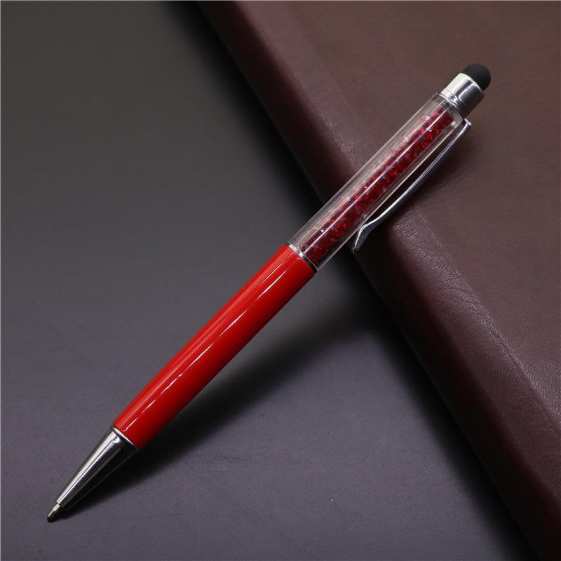 Shuo Lei Kristallen Stylus Pen: Metalen balpen met diamanten accent