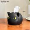 Cute Cat Tissue Box Luxury Paper Cover Kitten Car Living Tissue Paper Holder Desktop Home Kitchen Napkin Organizer Craft Ornamen