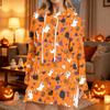 Women's Casual Long Sleeve Halloween Print Hoodie Pullover for Holiday Party
