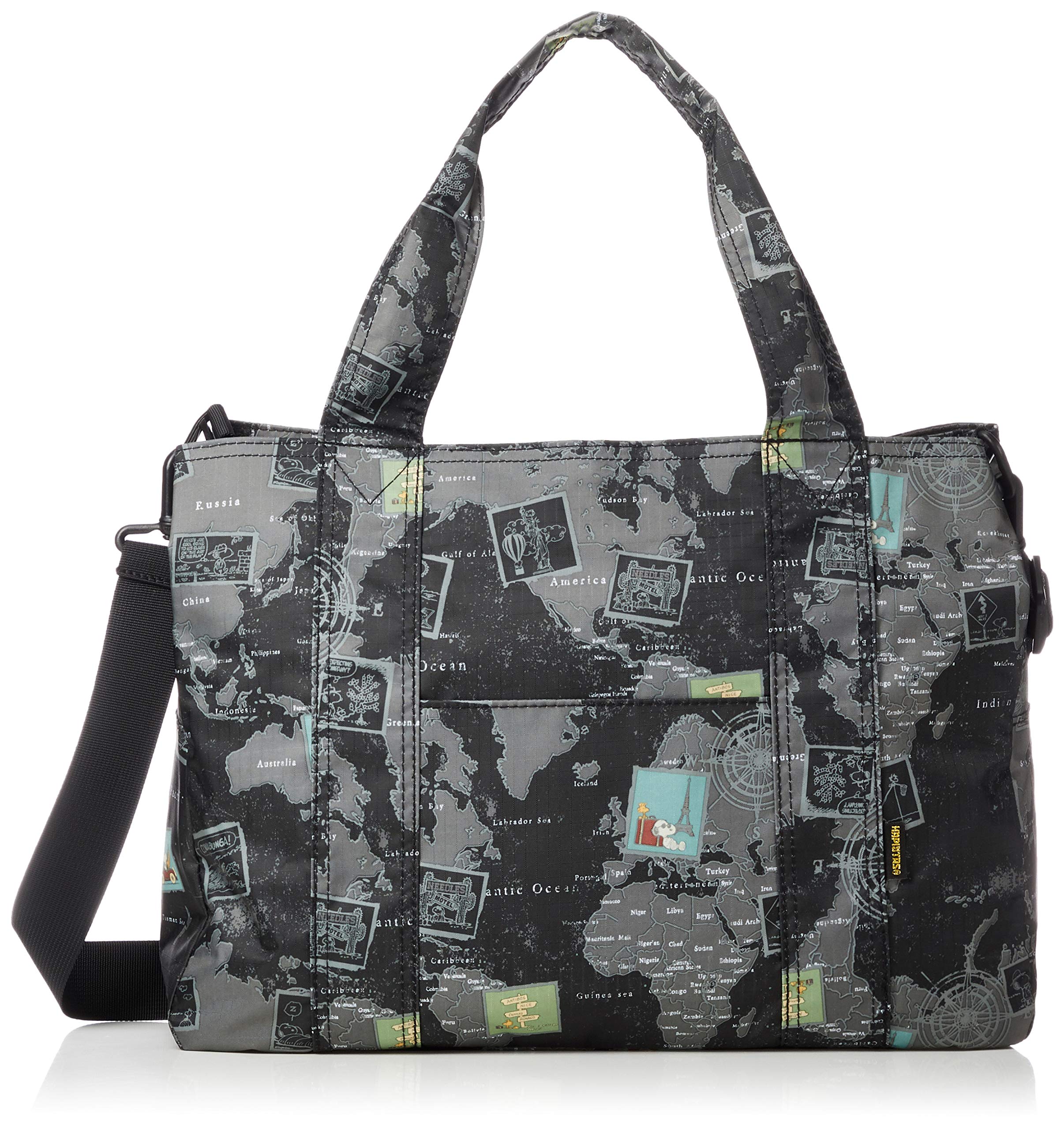 

Сумка-тоут через плече з плечовим ременем Multiple HAP0118 Карта Чорний [Hapitas] Ремінець, Кишені, [Snoopy]