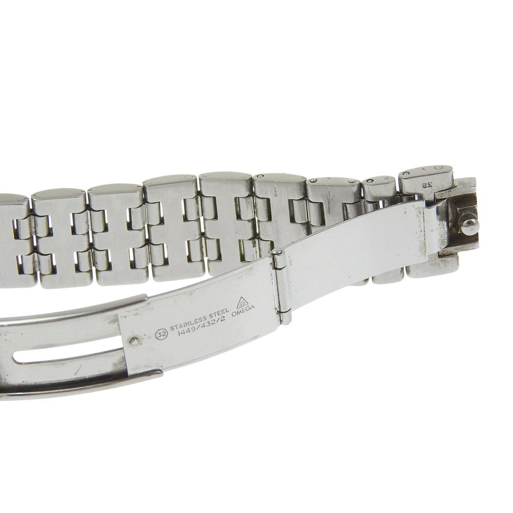 Omega De Ville Watches whiteDial Stainless Steel/YG Quartz Analog Display Unisex Used