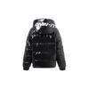 Li Ning Sports Fashion Serie Lässige Warme Lockere Kurze Daunenjacke Damen Jacken Schwarz AYMR302-2