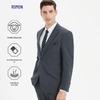 Romon Men's Wool Blend Business Suit Set