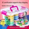 Non-Toxic Light Clay Color Set for Kids' DIY Crafting with Tools