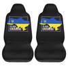 Slava Ukraini Glory To Ukraine Flag Car Seat Covers 2 Pcs Front Seat Protector Bucket Seat Covers Universal Auto Accessories