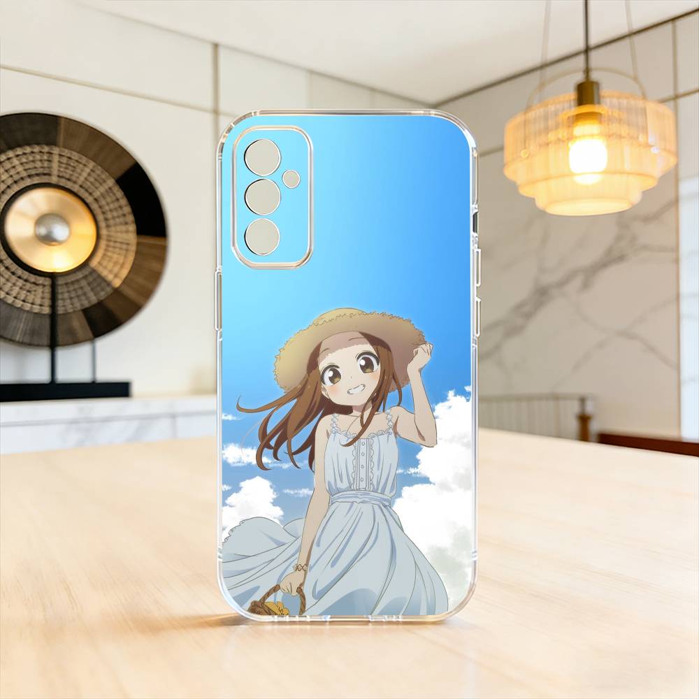 

Чехол для телефона Takagi-san Nishikata Wholesome Couple для Samsung A10, 12, 20, 21S, 30, 31, 40, 50, 51, 52, 70, 71 Прозрачная крышка Samsung a40