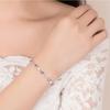 925 Silber Herzarmband Für Frauen Mode Zirkonia Kristall Schmuck Liebe Pulseira Feminina S-B144
