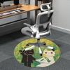 1PC Cat Wedding Office Round Area Rug,  Mat Suitable ForOffice, Under Office Chairs Bedroom Living Room Home Decor, Room Deco