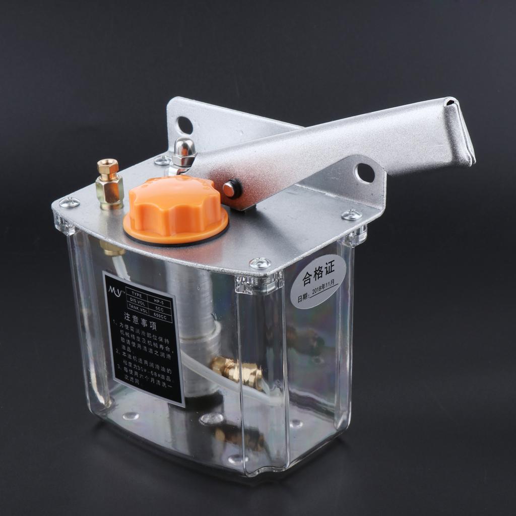 Aluminum CNC Manual Oil Hand Pump with Grease Filter Lubrication Accessory for Engraving Carving Machine