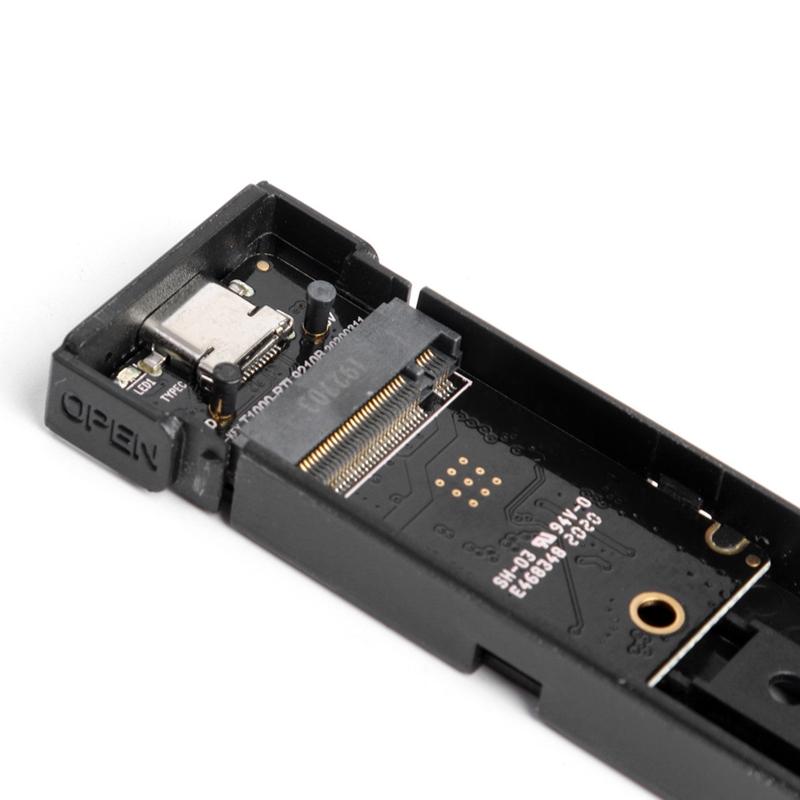 USB Type C for M.2 SSD Ternal Nclosure Box for M.2 NVME PCIE NGFF  M-Key for M/B for Key Hard Drive Disk Mobile F