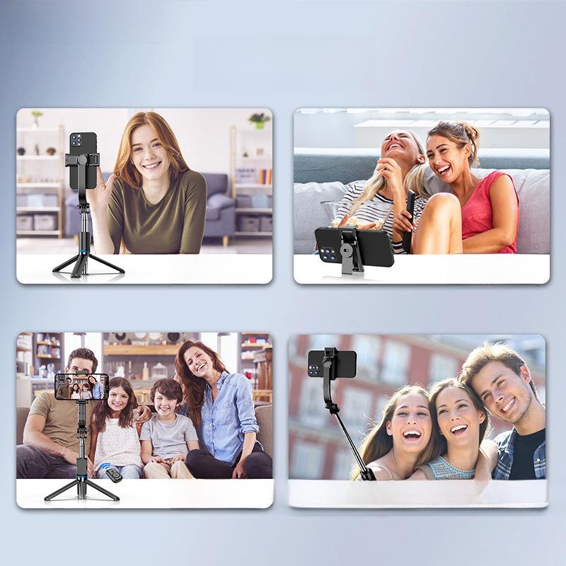 CYKE Bluetooth selfie çubuğu, çıkarılabilir kelepçe ve masaüstü cep telefonu tutucusu. NCC sertifikasıyla canlı yayın için mükemmel.