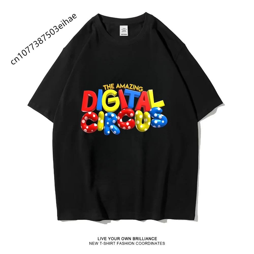 Magical Digital Circus T-shirt Gadget T-shirt Retro Moda Estiva Hip-hop Y2K Top per Fan Appassionati Stampa Street Style