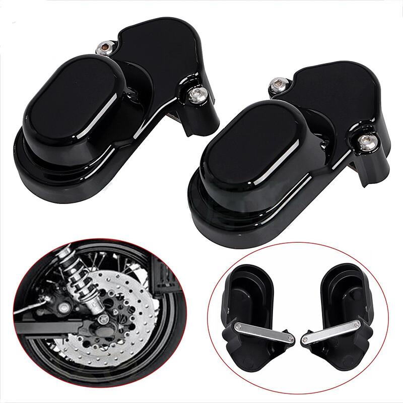 Pair Rear Axle Nut Bolt Cover Fit For Harley Sportster 883 1200 XL883C XL883L