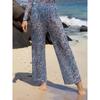 European and American Printed Long-sleeved Anti-sun One-piece Sexy Russian Swimsuit Women's Smart Wear