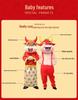New Year Lucky Ox God of Wealth Cartoon Mascot Costume for Adults