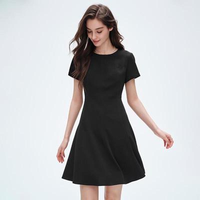 GIOVANNI VALENTINO Women's Summer Round Neck A-line Dress