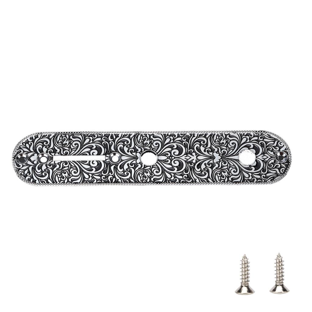 Electric Guitar Control Plate Metal Carved Accessory Replacement Part for TL TELESilver