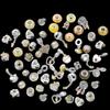 1 Bag with 10 Pcs Bulk Custom Pink Alloy Charms for Children's Jewelry-Gift Idea