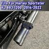 2014-2022 Passenger Pedal Footrest Mount Kit Motorcycle Rear Foot Pegs For Harley Sportster 48 XL1200 Iron 883 Roadster SuperLow