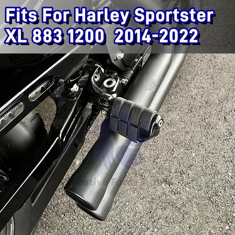 2014-2022 Passenger Pedal Footrest Mount Kit Motorcycle Rear Foot Pegs For Harley Sportster 48 XL1200 Iron 883 Roadster SuperLow