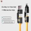 Universal Fast Charging 4-in-1 Dual USB-C Car Cable for Huawei & Apple