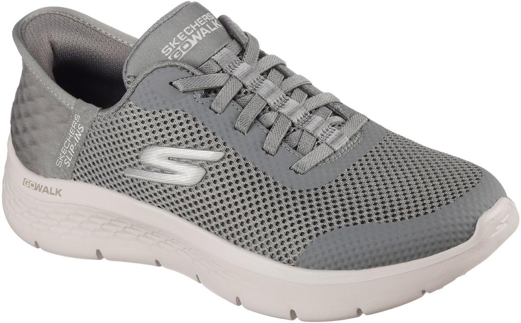 Non-slip Skechers Shoes: GO WALK Flex - Grand Entry Women (124836) Olive Green