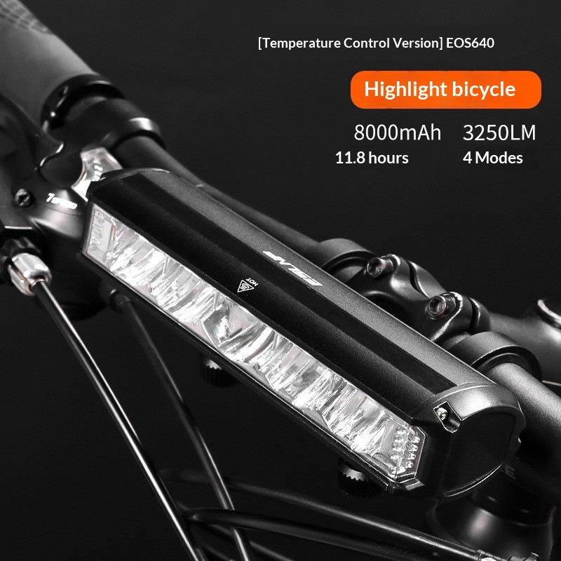 Bike Light 2000-8000Mah Eos610 640 Bike Light Waterproof Flashlight Usb Charging Mountain Road Cycling Lamp Bike Light