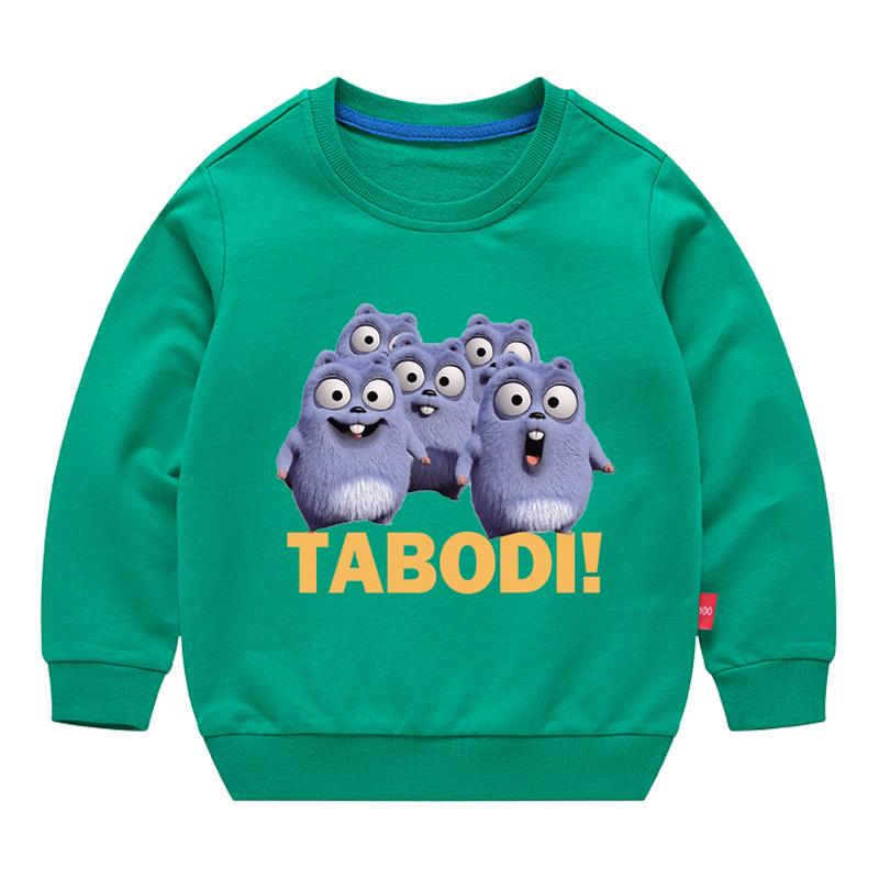 Grizzy E I Lemming Tabodi Grafica Autunno Felpe Bambino Anime Maglietta Manica Lunga Bambini Cartoni Animati Vestiti Girocollo Top