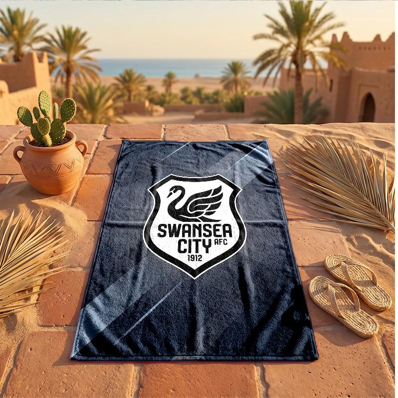 Swansea City Thema Strandtuch Weich Schnell?Trockenes Handtuch für den Sommerstrandurlaub beim Schwimmen
