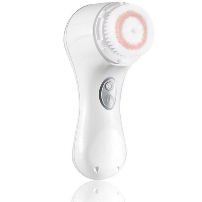 Mia 2 Electric Face Cleansing Brush with Heads Sonic Facial for Deep Cleaning & Exfoliation Waterpr, White