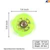 KNK Soft Spikes Cleats Spikes for Cricket with Spanner Screw Firm Grip 8 Pieces TPU Studs, Universal Size To Fit All Cricket Shoes (Green, One Size)