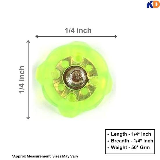 KNK Soft Spikes Cleats Spikes for Cricket with Spanner Screw Firm Grip 8 Pieces TPU Studs, Universal Size To Fit All Cricket Shoes (Green, One Size)