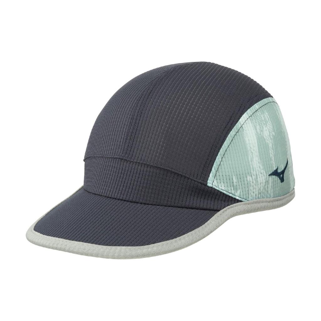 Mizuno Dry Aeroflow Highly Summer India Mint Cap, Breathable, Hat, Sports, 32JWC103, Gray/Soft