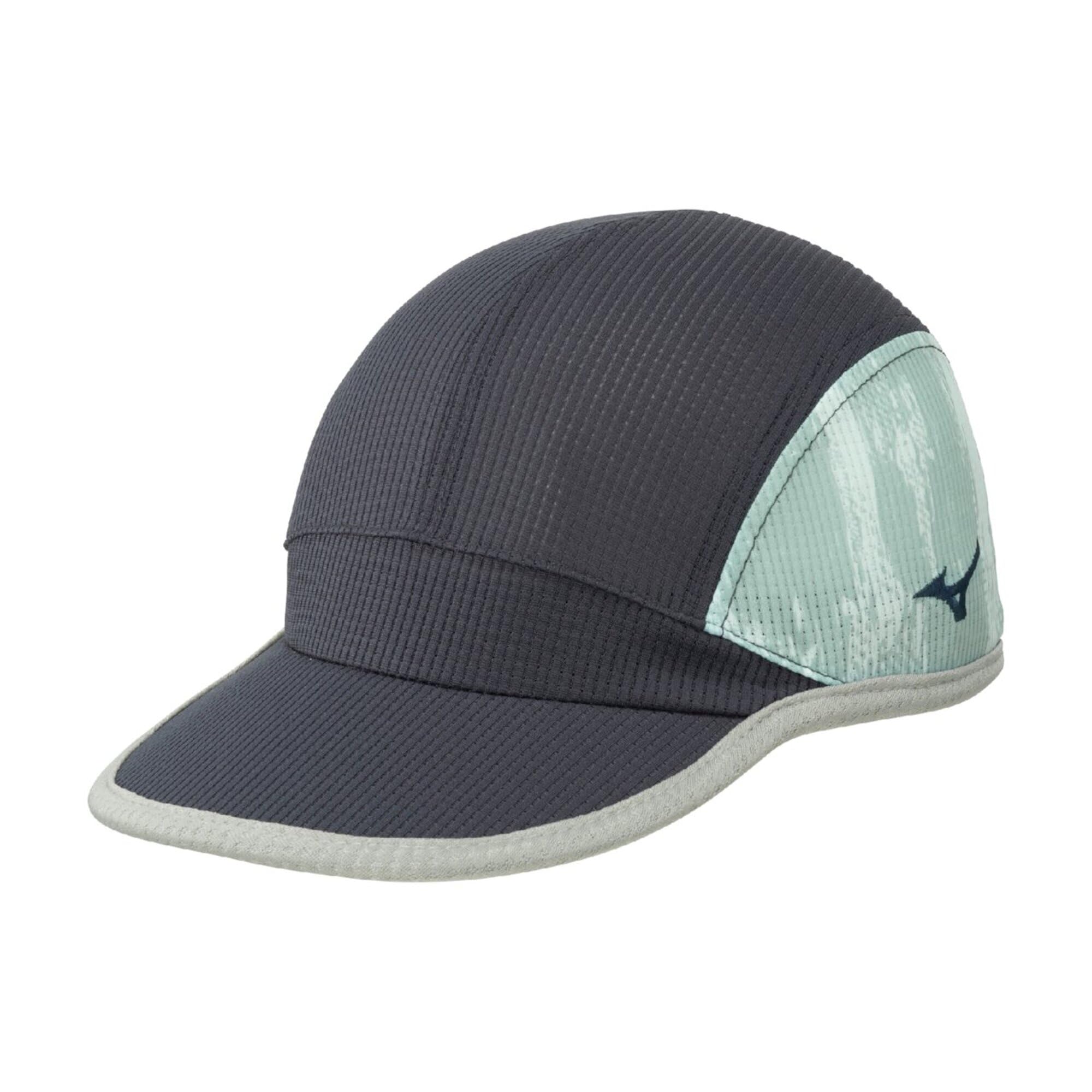

Mizuno Dry Aeroflow Highly Summer India Mint Cap, Breathable, Hat, Sports, 32JWC103, Gray/Soft