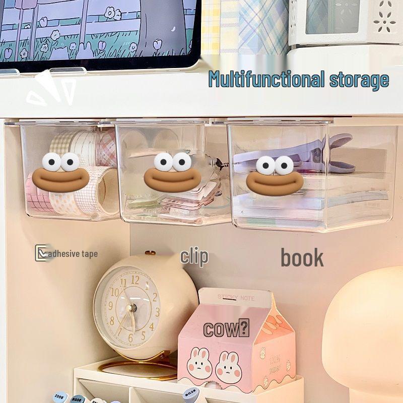 Wall-Mounted Pull-Out Bathroom Mirror Cabinet with Hidden Storage Shelf