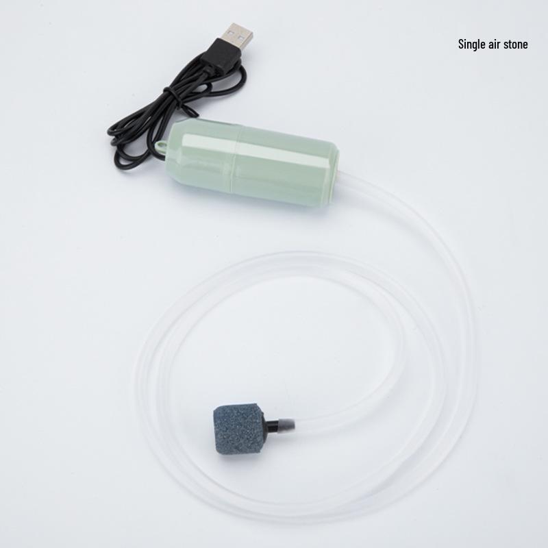 USB Rechargeable Portable Fish Tank Oxygen Pump for Outdoor Fishing and Aquarium Use