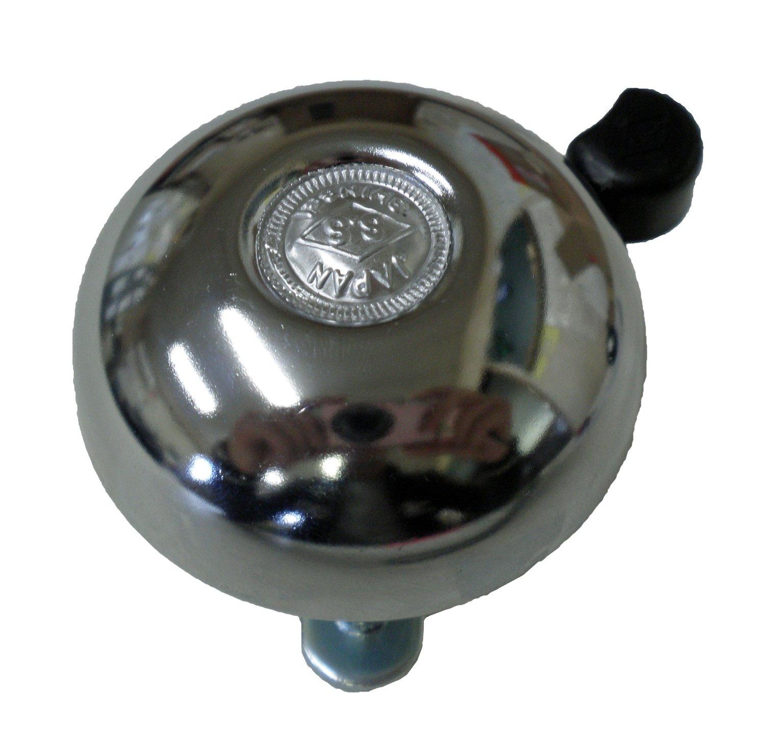 

Ogi Kogyo SOUND RUNNER Tetsu Bell S-10 Iron CP Y-4510 Bicycle Bell, Bowl Diameter 58mm, Mounting Diameter 22.2mm, Made in Japan