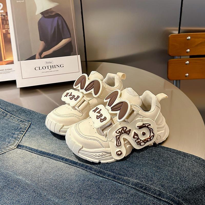 Весна и осень Новая детская обувь для девочек Спортивная обувь с заячьими ушками — фото 6