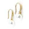 Les Trésors De Lily [C5747] - White Gold 'Perla' Gold Plated Earrings - 6 Mm Pearl