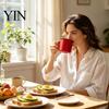 Nostalgic Table Decor Vintage Enamel Mug with Handle, Solid Color Heat Resistant Tea Cup Drinking Cup, Durable Portable Tableware for Home Kitchen Use